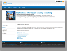 Tablet Screenshot of profilus.nl